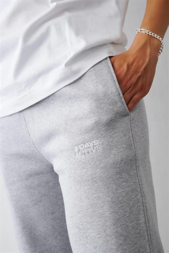 7 Days Active, Organic Lounge Pants, Heather Grey